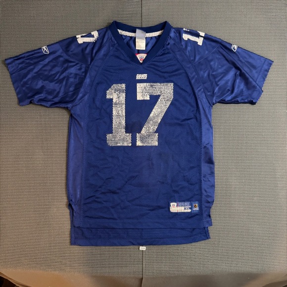 Reebok Other - Reebok NFL New York Giants Plaxico Burress 17 Jersey Youth XL Blue Football